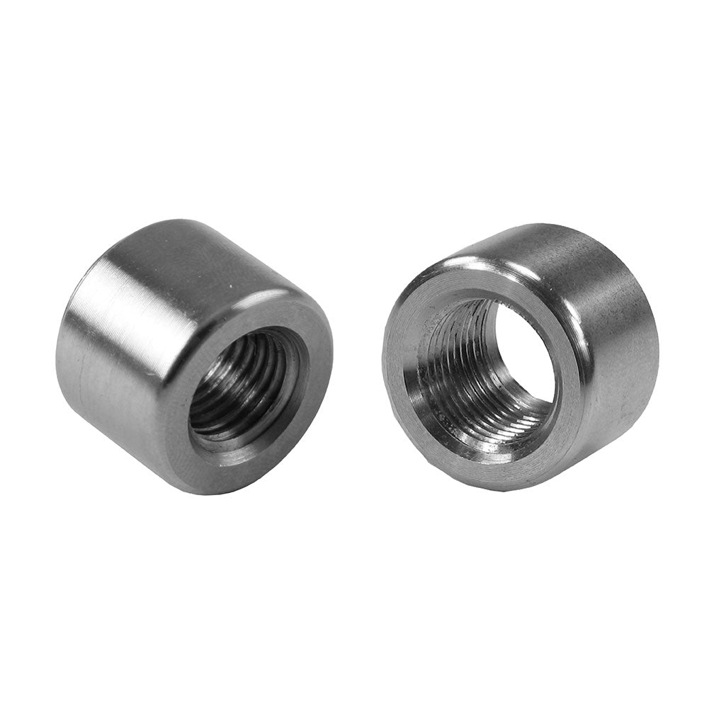 1/4 NPT QTY:5 ALUMINUM FEMALE WELD ON / WELD IN FLANGE Fitting Bung Low Profile U2013 Continental - Foto 2