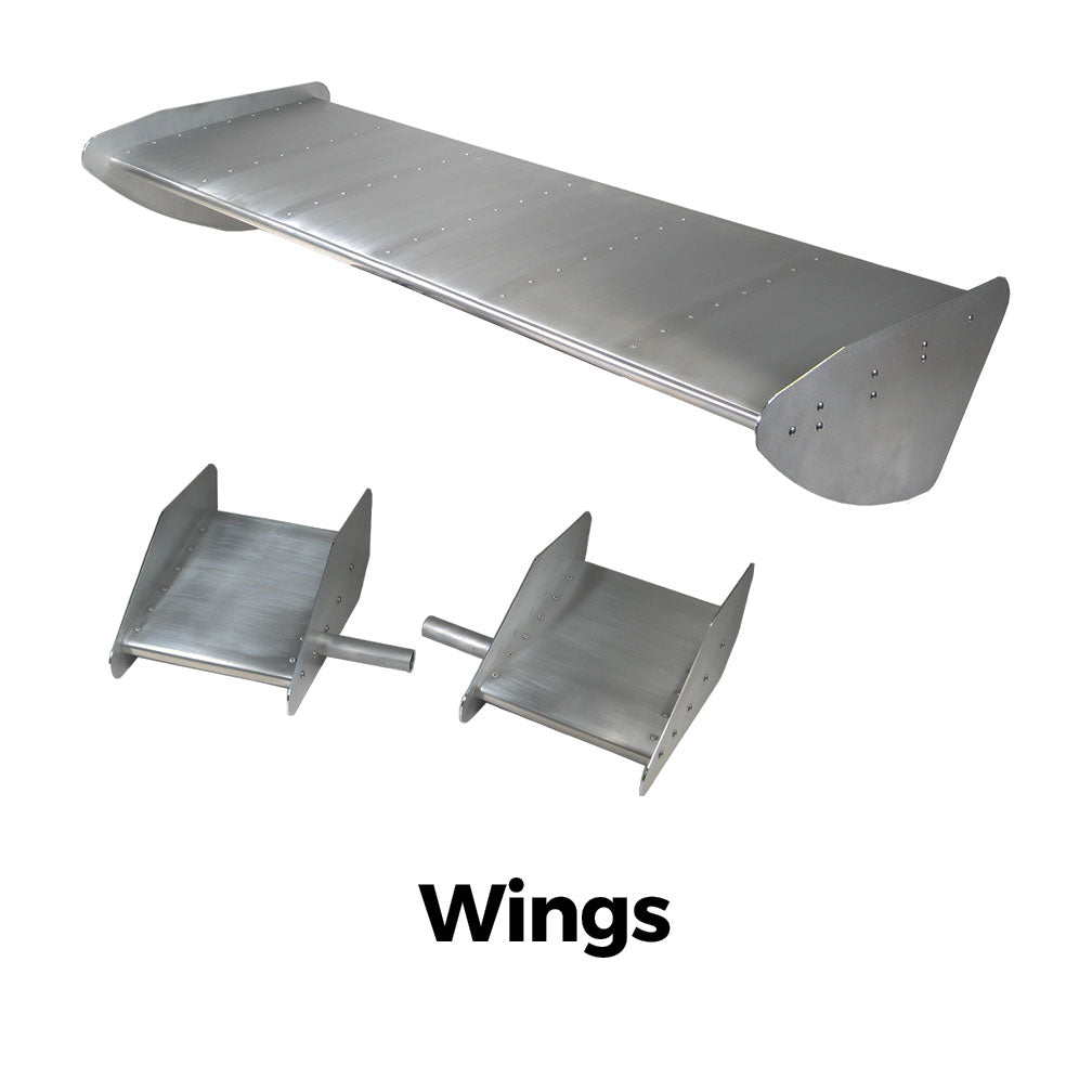 Aluminum Front & Rear Wings and Canards for Drag Racing | Pro-Werks ...
