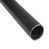 Pro-Werks length of 4130N chromoly round steel tube with dark mill finish, angled to show the cut end, wall thickness and hollow bore