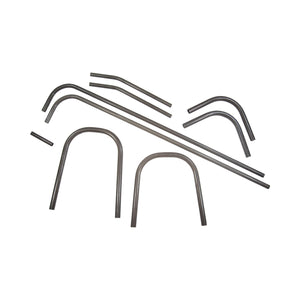 C42-323_1 Pro-werks Pre-Bent 6 Point Chromoly Complete Package, 4130N Cage Kit 1-5 8 in. x 0.083: Shoulder Hoop 1-3 8 in. x 0.058: Seat Formers 1-1 4 in. x 0.058