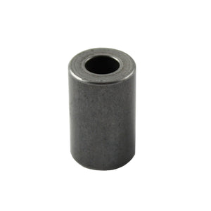 Pro-Werks steel boss, a plain cylindrical bushing 1 inch long with 5/8 inch outside diameter and 5/16 inch bore, shown at an angle
