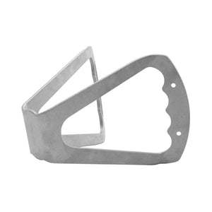 C42-480-R_side Pro-werks Billet Aluminum Butterfly Steering Wheel Raw Aluminum Base Undrilled Base Without Grips