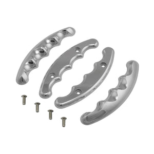 C42-490 Pro-werks Ergonomic Billet Aluminum Butterfly Wheel Grips with Hardware Polished