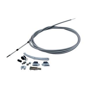 C42-509 Pro-werks Silver Jacket Parachute Release Control Cable Kit Single 180 in. 15 Foot
