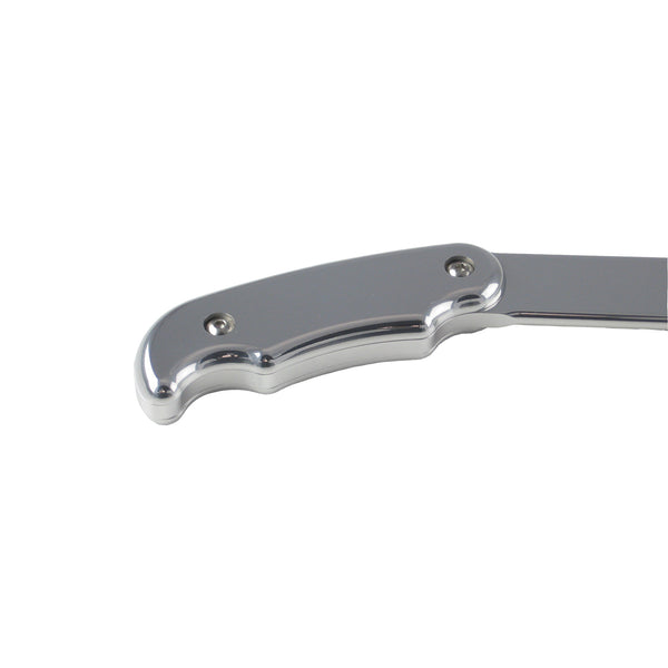 C42-532-2 Polished Billet Aluminum Brake / Control Lever, with Billet Grips 12 Inches Long: 1 4 Inch Thick Polished