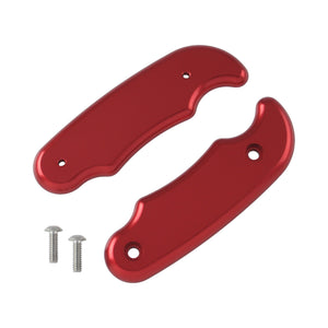 C42-541-D1 Pro-werks Billet Aluminum Brake / Control Lever Grips with Hardware 1 4 Inch Red