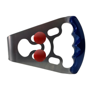 C42-586-R_detail1 Pro-werks C2 Billet Aluminum Butterfly Steering Wheel