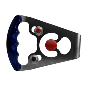 C42-586-R_detail2 Pro-werks C2 Billet Aluminum Butterfly Steering Wheel