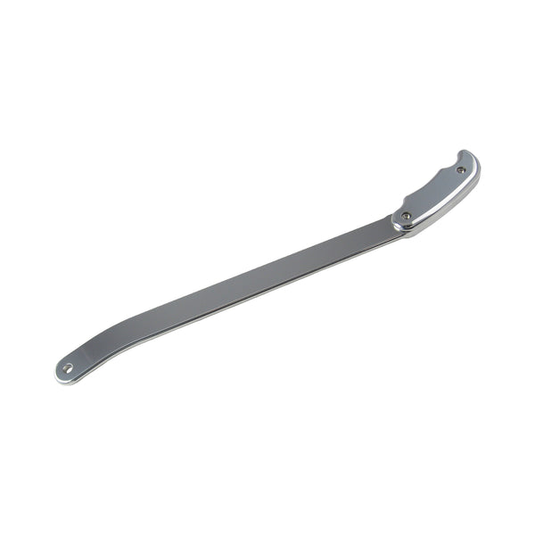 C42-642 Polished Billet Aluminum Brake / Control Lever, with Billet Grips 14 Inches Long: 1 4 Inch Thick Polished