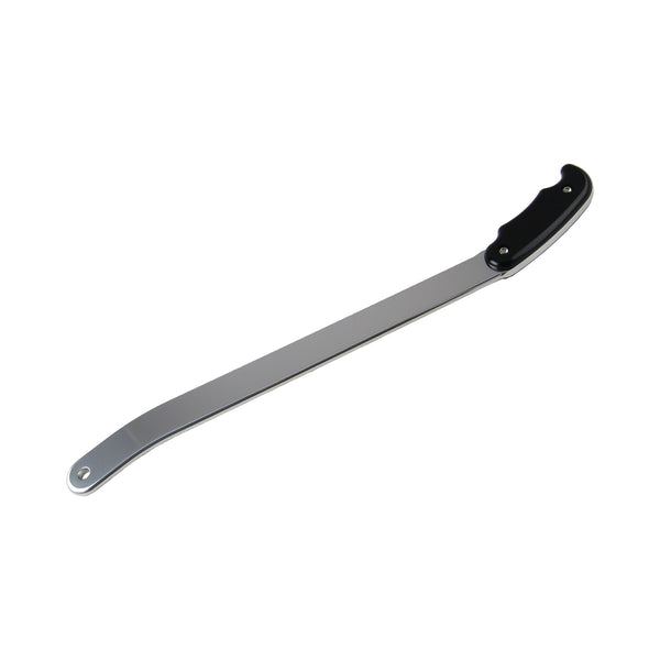 C42-647 Polished Billet Aluminum Brake / Control Lever, with Billet Grips 14 Inches Long: 1 4 Inch Thick Black