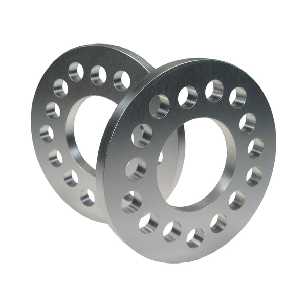 C44-003_1 Billet Aluminum Wheel Spacers 5 on 4-1 2 inch: 5 on 4-3 4 inch: 5 on 5 inch 1 2 in. Thick