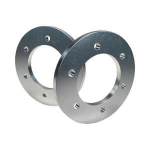 C44-019_1 Pro-werks Billet Aluminum Wheel Spacers, Pair 6 on 5-1 2 inch 1 2 in. Thick