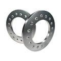 8 on 170 mm: 8 on 6-1/2 inch / 1/2 in. Thick