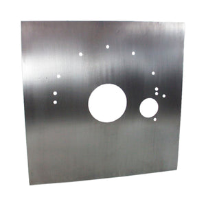 C52-337_1 Pro-werks Aluminum Mid Motor Plate Small Block Mopar 24 Inch Height x 24 Inch Width x 3 8 Inch Thick