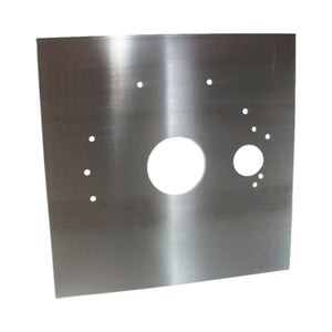 C52-347_1 Pro-werks Aluminum Mid Motor Plate Big Block Mopar 24 Inch Height x 24 Inch Width x 3 8 Inch Thick