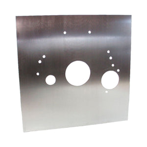 C52-357_1 Pro-werks Aluminum Mid Motor Plate Small Block Ford 24 Inch Height x 24 Inch Width x 3 8 Inch Thick