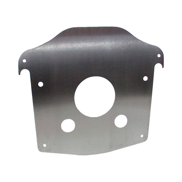 C52-401_1 Aluminum Profiled Mid Motor Plate Universal Without Bolt Pattern 3 8 Inch Thick: 1-1 4 Inch Diameter Notch