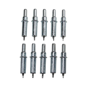 C72-013_1 Pro-werks Spring-Loaded Cleco Fasteners, Pack of 10 3 32 in. (Silver)