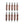 C72-015_1 Spring-Loaded Cleco Fasteners, Pack of 10 1 8 in. (Copper Color)