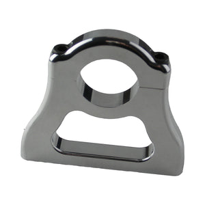 C72-165_7 Pro-werks Billet Aluminum Polished Neck Mount. Includes Stainless Steel Hardware 1.215 Inch Neck Mount. Fits 3.55 Inch Bottle