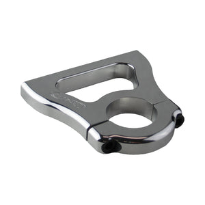 C72-165_8 Pro-werks Billet Aluminum Polished Neck Mount. Includes Stainless Steel Hardware 1.215 Inch Neck Mount. Fits 3.55 Inch Bottle