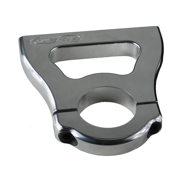 C72-168_7 Billet Aluminum Polished Neck Mount. Includes Stainless Steel Hardware 1.3 Inch Neck Mount. Fits 4-1 4 Inch Bottle