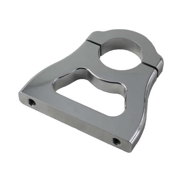 C72-168_9 Billet Aluminum Polished Neck Mount. Includes Stainless Steel Hardware 1.3 Inch Neck Mount. Fits 4-1 4 Inch Bottle