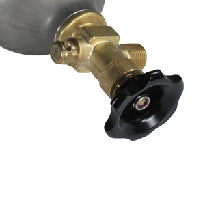 C72-250_2 Pro-werks Square Drive Billet Aluminum Bottle Valve Knob 0.290 in. Black