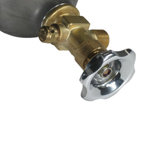 C72-264_2 Pro-werks Square Drive Billet Aluminum Bottle Valve Knob 0.320 in. Polished