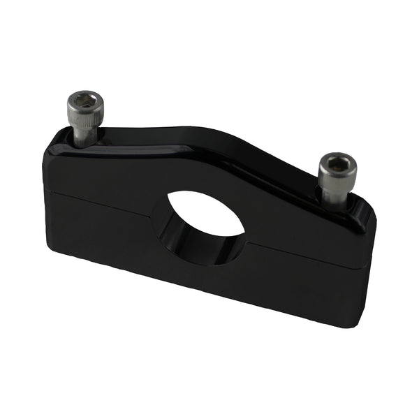 C72-302-BLK_3 Billet Aluminum Bar Mount. Includes Stainless Steel Hardware 1 Inch Brilliance Black