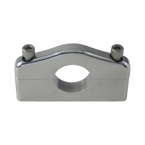 C72-303_7 Billet Aluminum Bar Mount. Includes Stainless Steel Hardware 1-1 8 Inch Polished