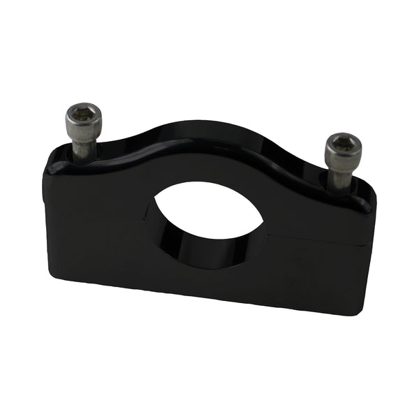 C72-304-BLK_3 Billet Aluminum Bar Mount. Includes Stainless Steel Hardware 1-1 4 Inch Brilliance Black