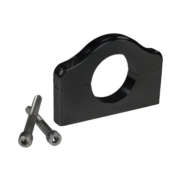 C72-306_BLK Billet Aluminum Bar Mount. Includes Stainless Steel Hardware 1-1 2 Inch Brilliance Black