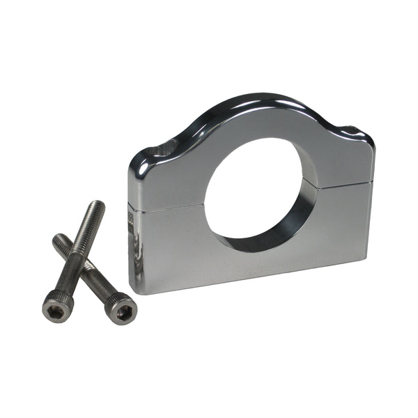 C72-307_1 Billet Aluminum Bar Mount. Includes Stainless Steel Hardware 1-5 8 Inch Polished