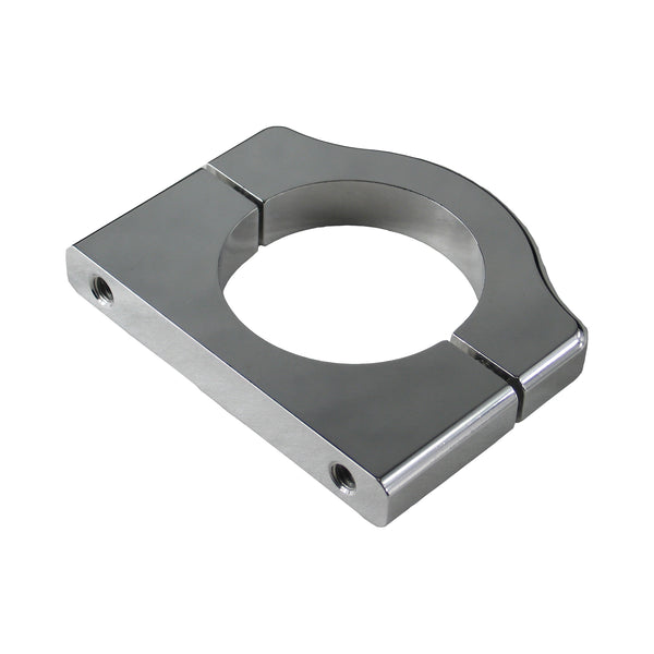 C72-322_6 Billet Aluminum Universal Clamp. Includes Stainless Steel Hardware 2.010 Inch - Also fits small Fox and small King shock reservoirs Polished