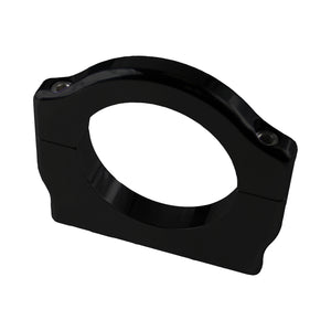 C72-324-BLK_3 Pro-werks Billet Aluminum Universal Clamp. Includes Stainless Steel Hardware 2.437 Inch - Also fits Sway-a-way (Race Runner) shock reservoirs Brilliance Black
