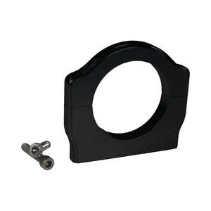 C72-324_BLK Pro-werks Billet Aluminum Universal Clamp. Includes Stainless Steel Hardware 2.437 Inch - Also fits Sway-a-way (Race Runner) shock reservoirs Brilliance Black