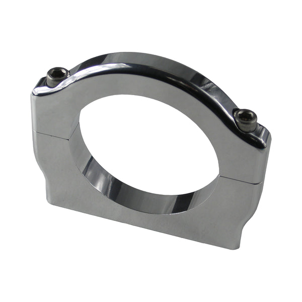 C72-326_7 Billet Aluminum Universal Clamp. Includes Stainless Steel Hardware 2.5 Inch - Also fits large King reservoirs Polished