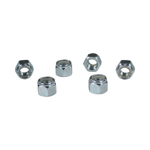 C73-041_1 Pro-werks Plated Steel Nylock Nuts, Grade 5 Full Height 1 2-20: Pack of 6