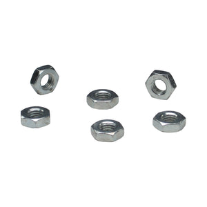 C73-054_1 Pro-werks Plated Steel Jam Nuts, Grade 5 Right Hand 5 16-24: Pack of 6