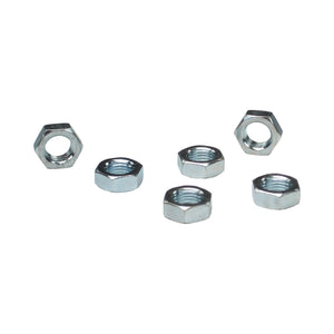 C73-058_1 Pro-werks Plated Steel Jam Nuts, Grade 5 Right Hand 7 16-20: Pack of 6