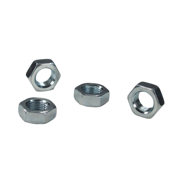 C73-063_1 Plated Steel Jam Nuts, Grade 5 Left Hand 5 8-18: Pack of 4