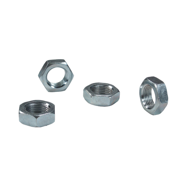 C73-064_1 Plated Steel Jam Nuts, Grade 5 Right Hand 3 4-16: Pack of 4