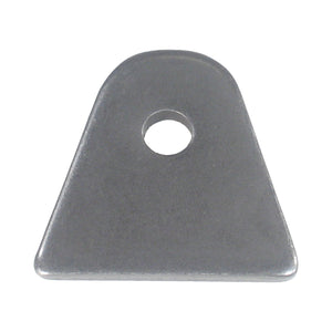 C73-095 Pro-werks 1/4 Inch Hole, 1/8 Inch Thick, 7/8 Inch Hole Height, Mild Steel Flat Weld Tab Each
