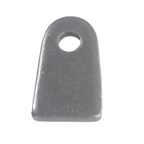 C73-096-CLIP 1/4 Inch Hole, 1/8 Inch Thick, 15/16 Inch Hole Height, Mild Steel Flat Weld Tab Each