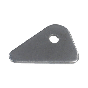 C73-098-CLIP_1bd662d8-1ad2-42cc-8f17-47a5b94cef33 1/4 Inch Hole, 1/8 Inch Thick, 11/16 Inch Hole Height, Mild Steel Flat Weld Tab