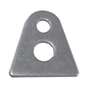 C73-102-CLIP Pro-werks 3/16 Inch Hole, 1/16 Inch Thick, 3/4 Inch Hole Height, Mild Steel Flat Weld Tab Each