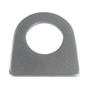 C73-105-CLIP_56695956-a413-46c9-a5a2-53e43b6ced51 Pro-werks 1-3/16 Inch Hole, 1/8 Inch Thick, 1-3/8 Inch Hole Height, Mild Steel Flat Weld Tab Each