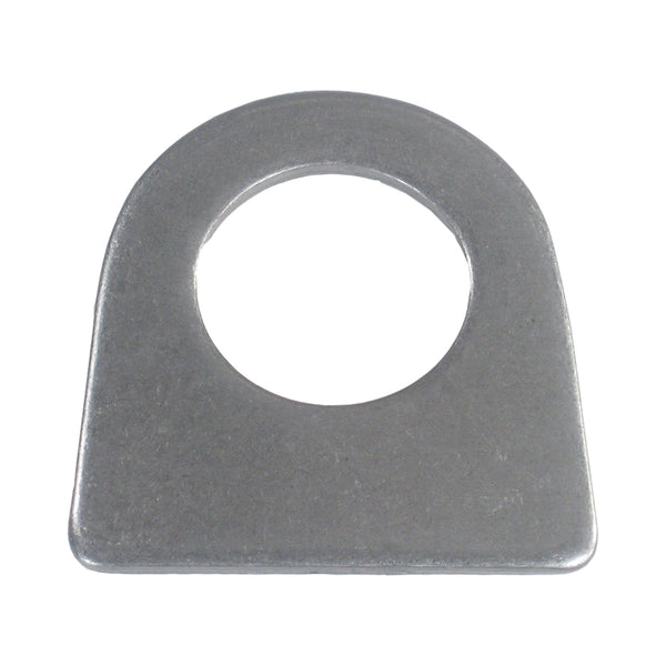 C73-105-CLIP_56695956-a413-46c9-a5a2-53e43b6ced51 1-3/16 Inch Hole, 1/8 Inch Thick, 1-3/8 Inch Hole Height, Mild Steel Flat Weld Tab Each