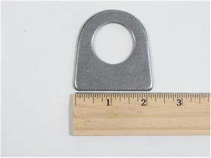 C73-105-RULER Pro-werks 1-3/16 Inch Hole, 1/8 Inch Thick, 1-3/8 Inch Hole Height, Mild Steel Flat Weld Tab Each